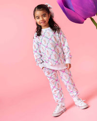 Baby Kids Bamboo Pajamas — Too Fluffin Cute Jogger Set — Image 1