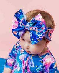 Baby Kids Bamboo Pajamas — Too Jelly To Handle Biggie Bow — Image 1