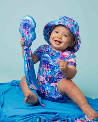 Baby Kids Bamboo Pajamas — Too Jelly To Handle Lovey — Image 1