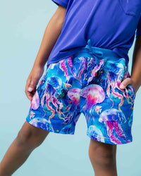 Baby Kids Bamboo Pajamas — Too Jelly To Handle Pull-On Shorts — Image 1