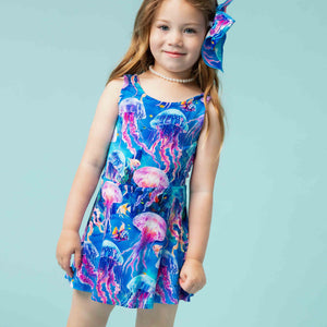 Baby Kids Bamboo Pajamas — Too Jelly To Handle Sleeveless Twistback Dress — Image 1
