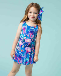 Baby Kids Bamboo Pajamas — Too Jelly To Handle Sleeveless Twistback Dress — Image 1