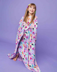Baby Kids Bamboo Pajamas — DreamWorks Trolls™ Bum Bum Blanket — Image 1