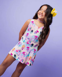 Baby Kids Bamboo Pajamas — DreamWorks Trolls™ Sleeveless Twistback Dress — Image 1
