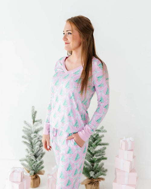 Baby Kids Bamboo Pajamas — Un-fir-gettable Women's Pants — Image 4