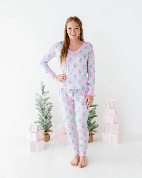 Baby Kids Bamboo Pajamas — Un-fir-gettable Women's Pants — Image 5