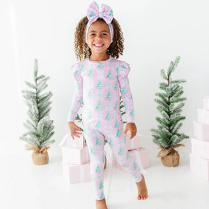 Bums & Roses - Baby & Kids Bamboo Pajamas - Un-fir-gettable Two-Piece Pajama Set - Image 1