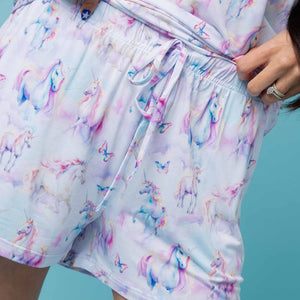 Baby Kids Bamboo Pajamas — Uni-believable Women's Shorts — Image 1