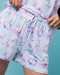 Baby Kids Bamboo Pajamas — Uni-believable Women's Shorts — Image 1