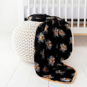 Bums & Roses - Baby & Kids Bamboo Pajamas - Eye of the Tiger Bum Bum Blanket - Image 1