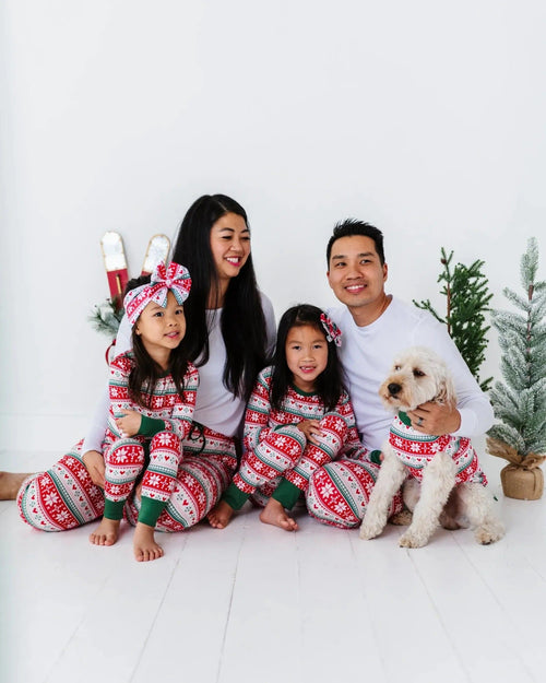 Baby Kids Bamboo Pajamas — Up To Snow Good Dog Sweater — Image 8