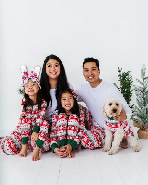 Baby Kids Bamboo Pajamas — Up To Snow Good Dog Sweater — Image 12