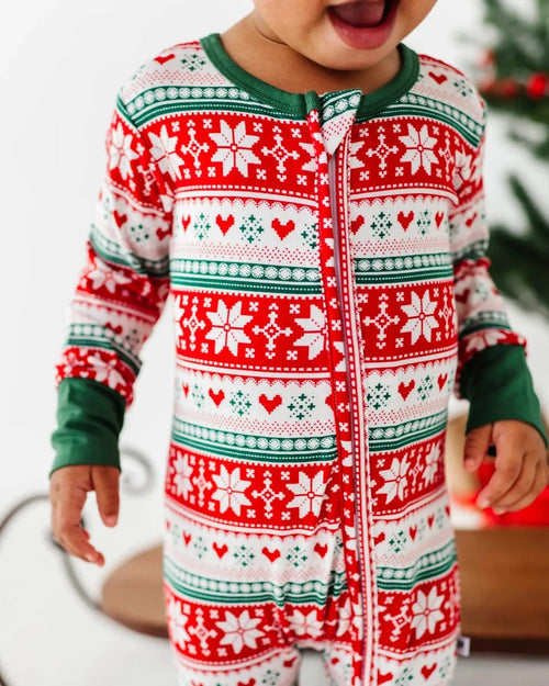 Bums & Roses - Baby & Kids Bamboo Pajamas - Up To Snow Good Footie - Image 34