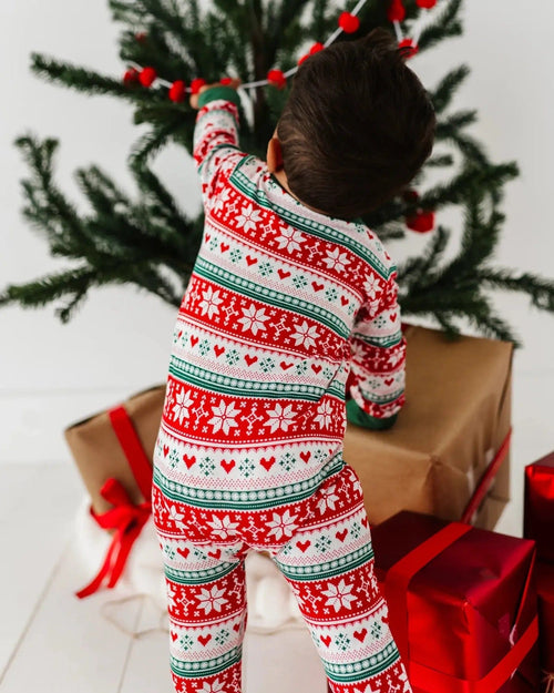 Baby Kids Bamboo Pajamas — Up To Snow Good Footie — Image 7