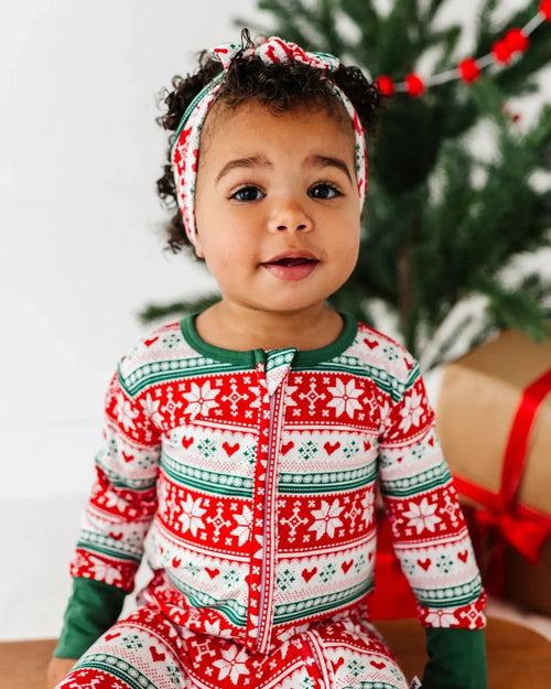 Baby Kids Bamboo Pajamas — Up To Snow Good Footie — Image 11