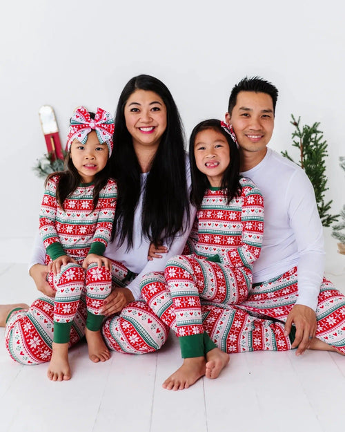 Baby Kids Bamboo Pajamas — Up To Snow Good Two-Piece Pajama Set — Image 2