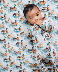 Baby Kids Bamboo Pajamas — What The Duck Bum Bum Blanket — Image 1