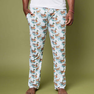 Baby Kids Bamboo Pajamas — What The Duck Men's Pajama Pants — Image 1