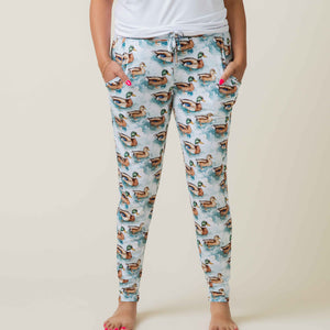 Baby Kids Bamboo Pajamas — What The Duck Women's Pants — Image 1