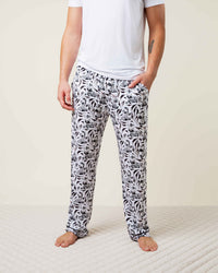 Baby Kids Bamboo Pajamas — Wild Stripes Men's Pajama Pants — Image 1