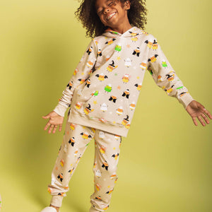 Baby Kids Bamboo Pajamas — Witch Better Have My Candy Hooded Jogger Set — Image 1