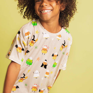 Baby Kids Bamboo Pajamas — Witch Better Have My Candy T-Shirt — Image 3