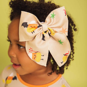 Baby Kids Bamboo Pajamas — Witch Better Have My Candy Woven Alligator Clip — Image 1