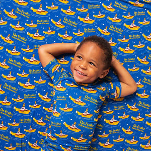 Baby Kids Bamboo Pajamas — Yellow Submarine™ Bum Bum Blanket — Image 1