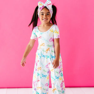 You Bow Me Away Wide Leg Jumpsuit - Image 1 - Bums & Roses