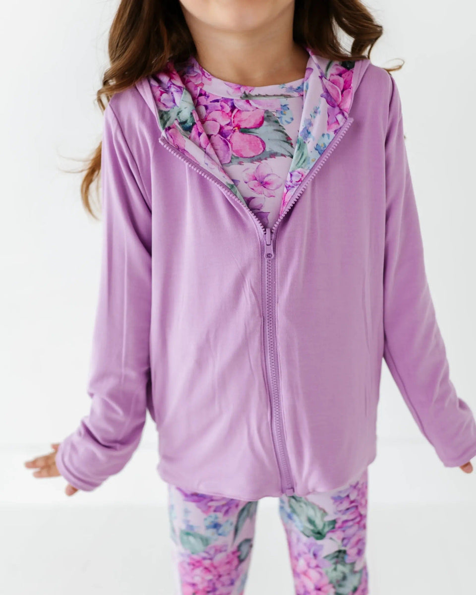 Hydrangea Patterned Jacket You Had Me at Hydrangea Convertible Jacket