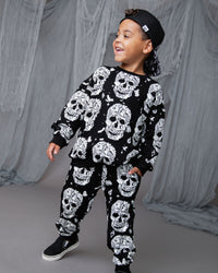 Baby Kids Bamboo Pajamas — After Glow Relaxed Fit Jogger Set — Image 1