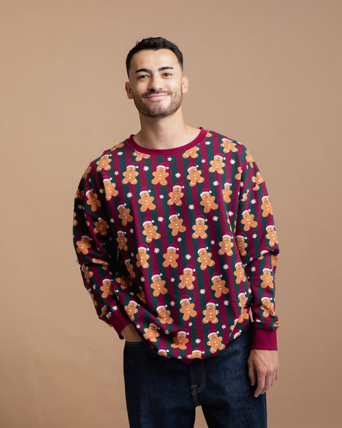 Baby Kids Bamboo Pajamas — Bake It Till You Make It Adult Unisex Crew Neck Sweatshirt — Image 5