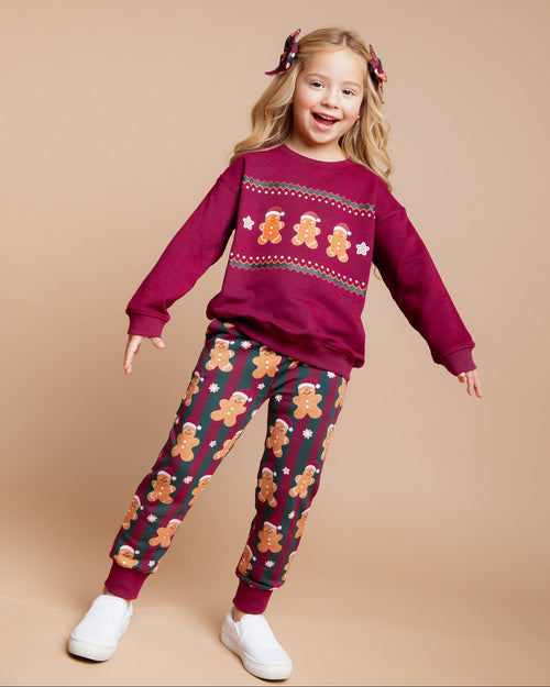 Baby Kids Bamboo Pajamas — Bake It Till You Make It Relaxed Fit Jogger Set — Image 1