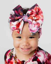 Baby Kids Bamboo Pajamas — Berry Tale Ending Biggie Bow — Image 1