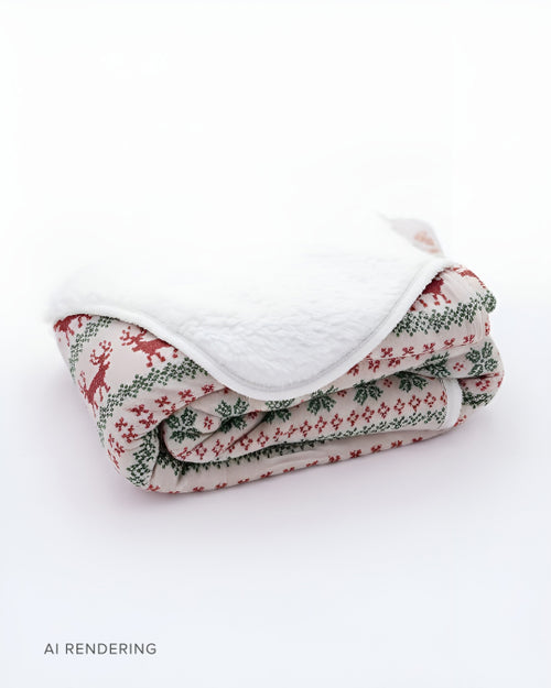 Baby Kids Bamboo Pajamas — Deer to Dream Bum Bum Blanket- Plush — Image 1