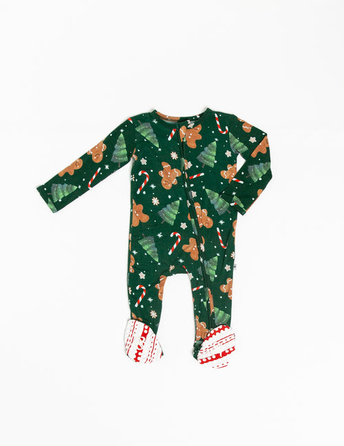 Baby Kids Bamboo Pajamas — Bake it Happen Footie — Image 2