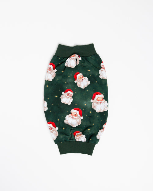 Baby Kids Bamboo Pajamas — Claus Encounters Dog Sweater — Image 2
