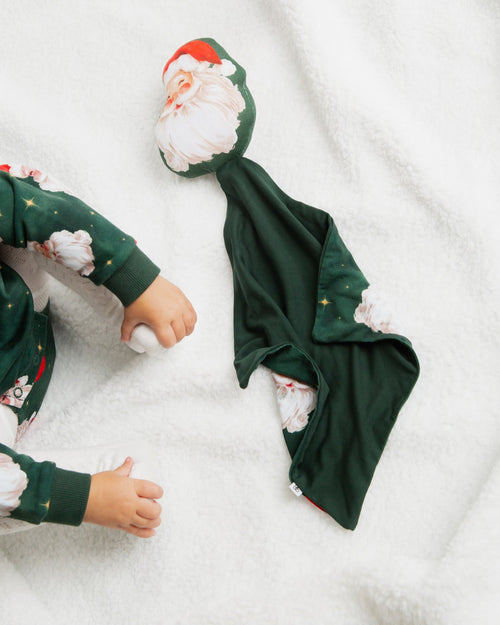 Baby Kids Bamboo Pajamas — Claus Encounters Lovey — Image 1