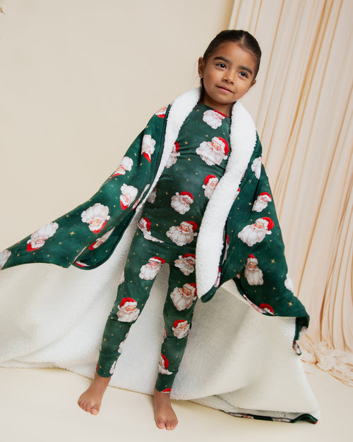 Baby Kids Bamboo Pajamas — Claus Encounters Bum Bum Blanket - Plush — Image 1