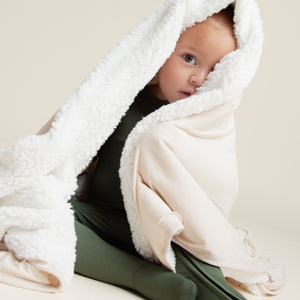 Baby Kids Bamboo Pajamas — Cream Puff Bum Bum Blanket - Plush — Image 1