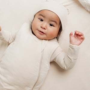 Baby Kids Bamboo Pajamas — Cream Puff Sleep Sack — Image 1