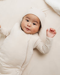 Baby Kids Bamboo Pajamas — Cream Puff Sleep Sack — Image 1