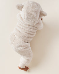 Baby Kids Bamboo Pajamas — Cream Puff + Mocha Me Happy Zip-Up Jogger Set With Ears Bundle — Image 4