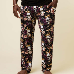 Baby Kids Bamboo Pajamas — Crown Me Dead Men's Pajama Pants — Image 1