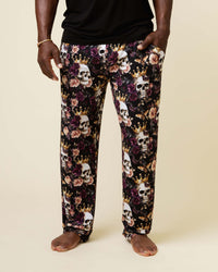Baby Kids Bamboo Pajamas — Crown Me Dead Men's Pajama Pants — Image 1