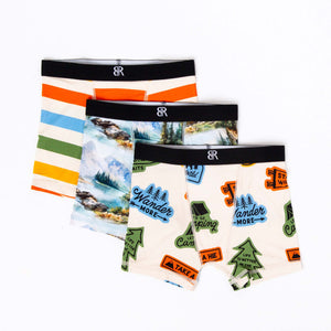 Trail Mix 3-Pack Boy's Boxer Brief Underwear