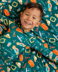 Baby Kids Bamboo Pajamas — Friends™ Bum Bum Blanket - Plush — Image 1