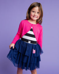 Baby Kids Bamboo Pajamas — Gabby's Dollhouse™ Long Sleeve Tulle Dress & Shorts Set — Image 1