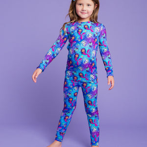 Baby Kids Bamboo Pajamas — Gabby's Dollhouse™ Mermaid Magic Long Sleeve Pajama Set — Image 1