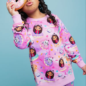 Baby Kids Bamboo Pajamas — Gabby's Dollhouse™ Sprinkle Party Jogger Set — Image 1